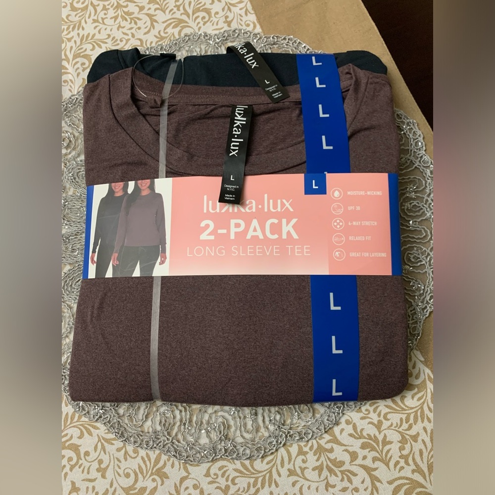 LUKKA LUX LONG SLEEVES 2 PACK TEE FOR WOMEN